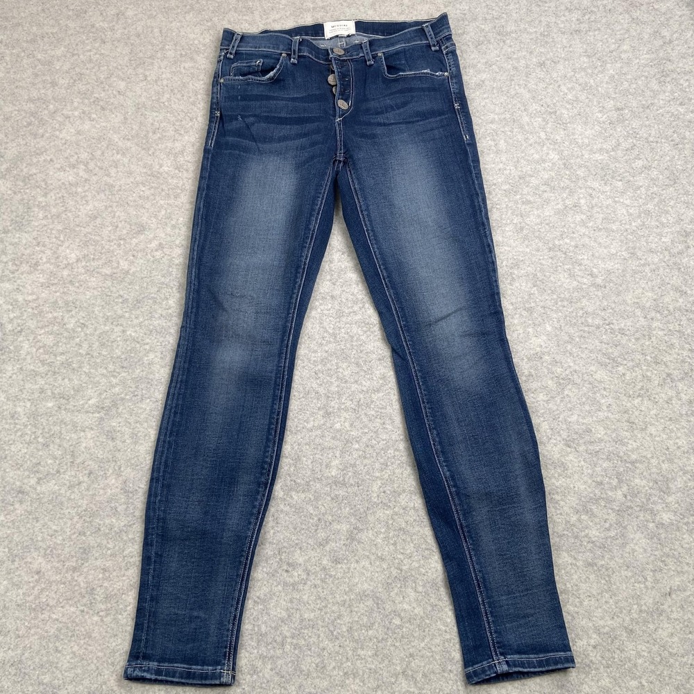 McGuire Jeans Womens 27 (28x28) Blue Low Rise Skinny Stretch Denim Medium Wash